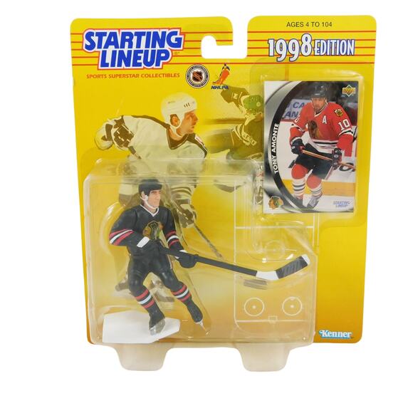 Kenner 1998 Starting Lineup NHL Chicago Blackhawks Tony Amonte Action Figure - Picture 1 of 6